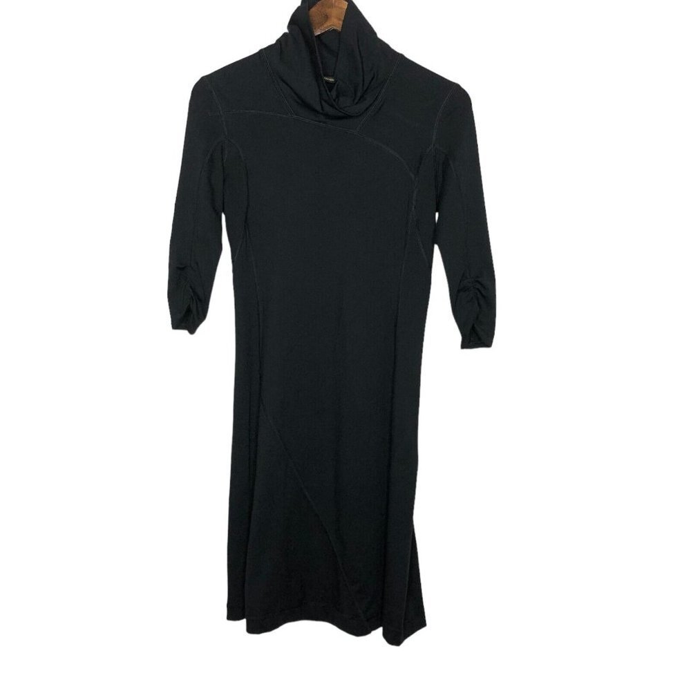 Mountain Hardwear Women's Better Butter‎ Cowl Neck Black Dress Size Small